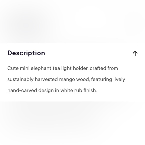 Wooden Elephant Tea Light Holder - Picture 3 of 3